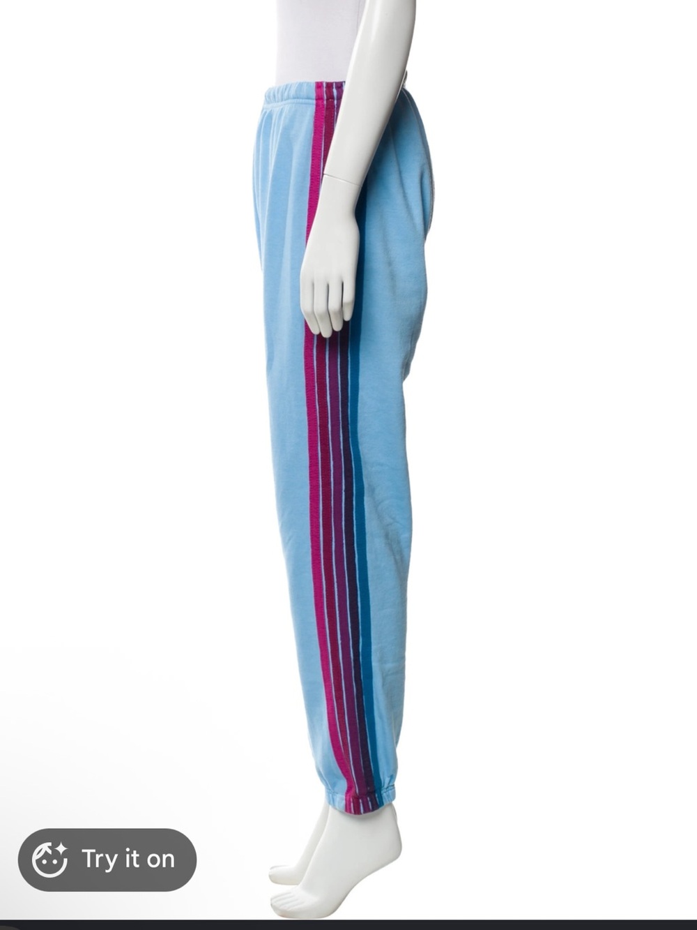 Aviator Nation Sky Blue 5 Stripe  Pink Purple Blue  - XS READS - Picture 6 of 8